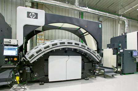 Rodona with Spain's first HP T300 Colour Inkjet Web Press dedicated to print publishing
